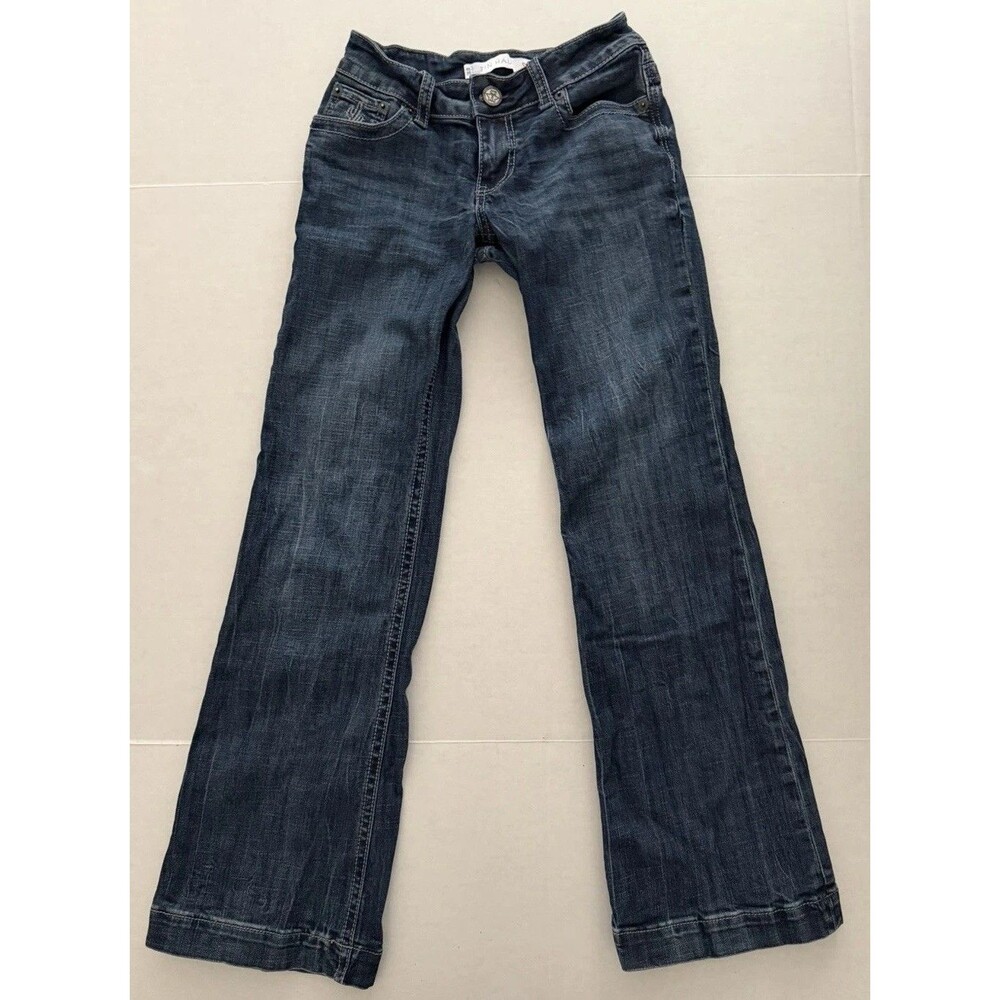 Tin Haul Women's Ella Trouser Fit Jeans 26x32 Cactus Bootcut Western Cowgirl